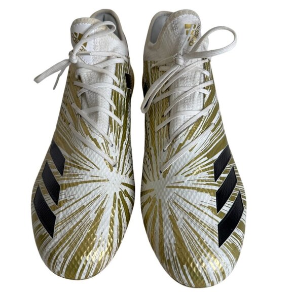Adidas Adizero 8.0 Gold White Football Cleats Men’s Size 13 – Football Outdoor - Picture 1 of 7